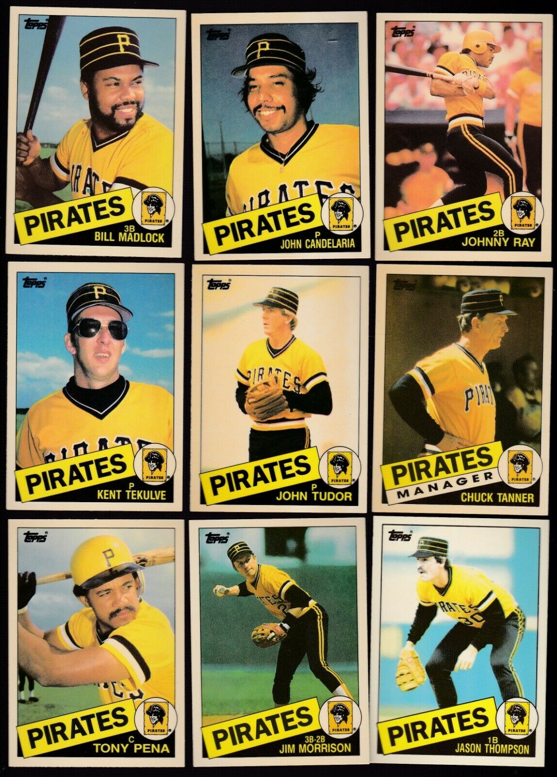   Pirates (25) - 1985 Topps TIFFANY - COMPLETE Team Set Baseball cards value