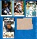  Yankees - 1986-1989 BLANK-BACK PROOFs - Team Lot of (8) w/Don Mattingly