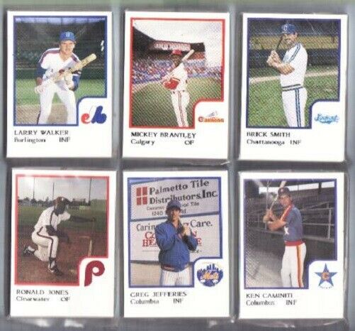  1986 ProCards COLUMBUS ASTROS - Complete TEAM SET (25) Minor League Baseball cards value
