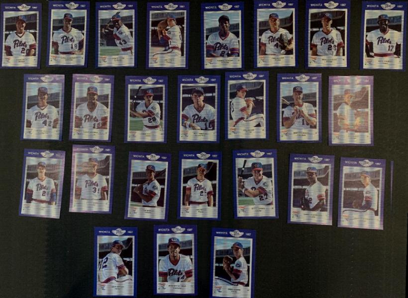  1987 Rock's Dugout WICHITA PILOTS - Complete TEAM SET (25) Minor League Baseball cards value