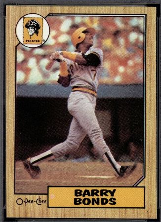 PIRATES - 1987 OPC/O-Pee-Chee Complete TEAM SET (10 w/Barry Bonds ROOKIE) Baseball cards value