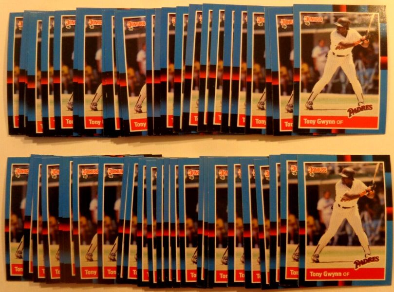 Tony Gwynn - 1988 Donruss #164 - Lot of (500) cards (Padres) Baseball cards value