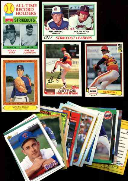  Nolan Ryan Collection - [#b] (1978-1991) Lot of (35) different Baseball cards value
