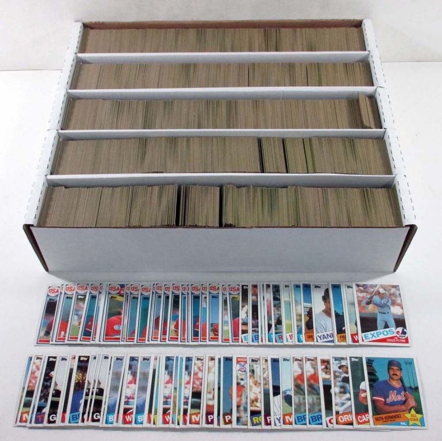 1985 Topps  - Higher Grade Bulk Lot (3,000) w/$150 book in HALL-of-FAMERS Baseball cards value