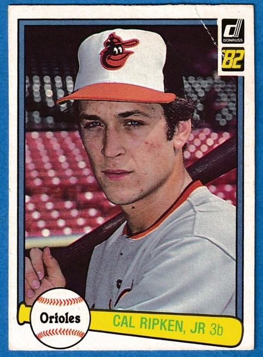 Cal Ripken - 1982 Donruss #405 ROOKIE [#vg] (Orioles,HALL-of-FAMER) Baseball cards value