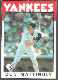 Don Mattingly - 1986 Topps BOX BOTTOM #J (Yankees)