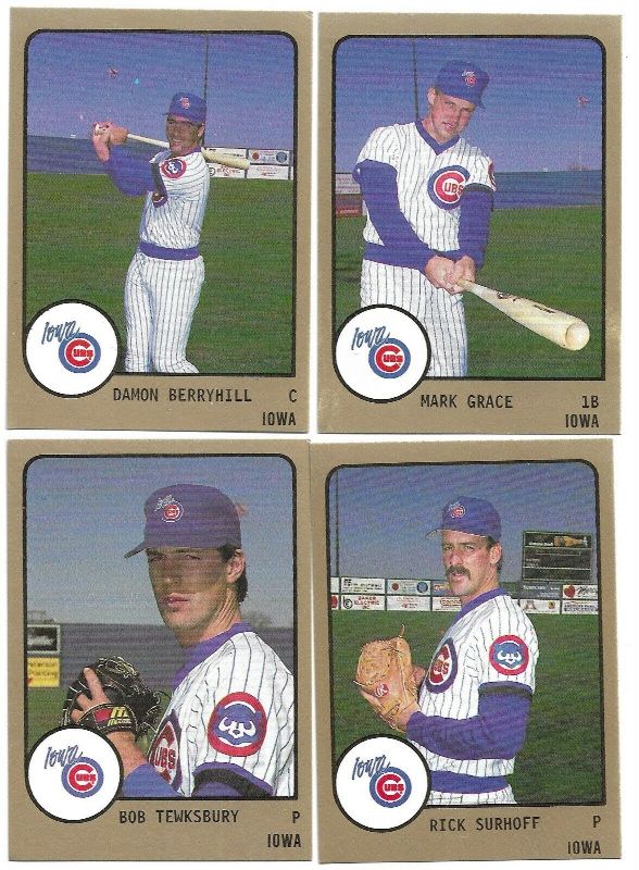  1988 ProCards IOWA CUBS - Complete TEAM SET (25) Minor League Baseball cards value