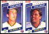  CAL RIPKEN / GEORGE BRETT - 1987 M&M's MINT 2-card PANEL (Orioles/Royals)