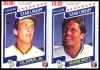 CAL RIPKEN / GEORGE BRETT - 1987 M&M's MINT 2-card PANEL (Orioles/Royals)