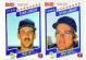 Mike Scott / Mike Witt - 1987 M&M's 2-card PANEL (Astros/Angels)