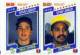  Tony Pena / Wally Joyner ROOKIE - 1987 M&M's MINT 2-card PANEL