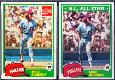 Mike Schmidt - 1981 Coca-Cola/Topps #9 PLUS 1981 Topps #540 (Phillies)