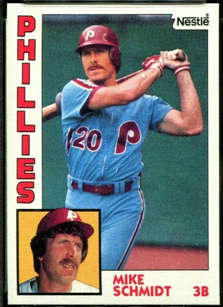 Mike Schmidt - 1984 Topps BLANK-BACK PROOF (Phillies) Baseball cards value