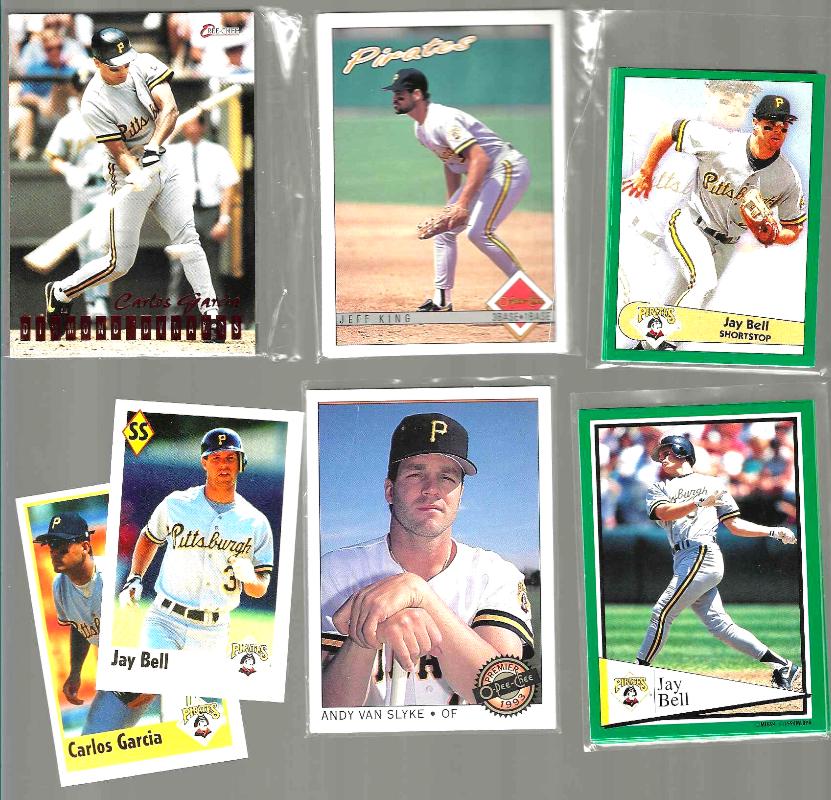  PIRATES -  1993-1996 OPC/O-Pee-Chee/Panini - Lot of (6) TEAM SETS Baseball cards value