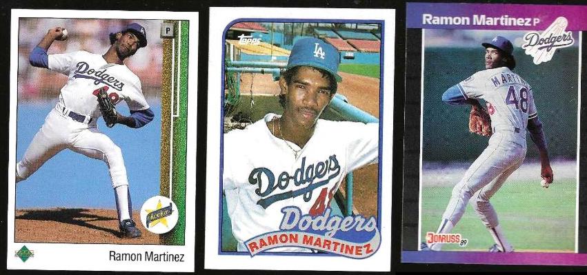 Ramon Martinez - 1989 ROOKIE BONANZA - Lot of (150) !!! (Dodgers) Baseball cards value