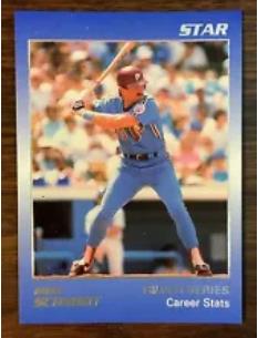 Mike Schmidt - 1988 Star Company BLUE SILVER 9-CARD SET (Phillies) Baseball cards value