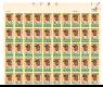  Jackie Robinson - 1982 U.S. Postage Stamp - COMPLETE 50-Stamp Sheet