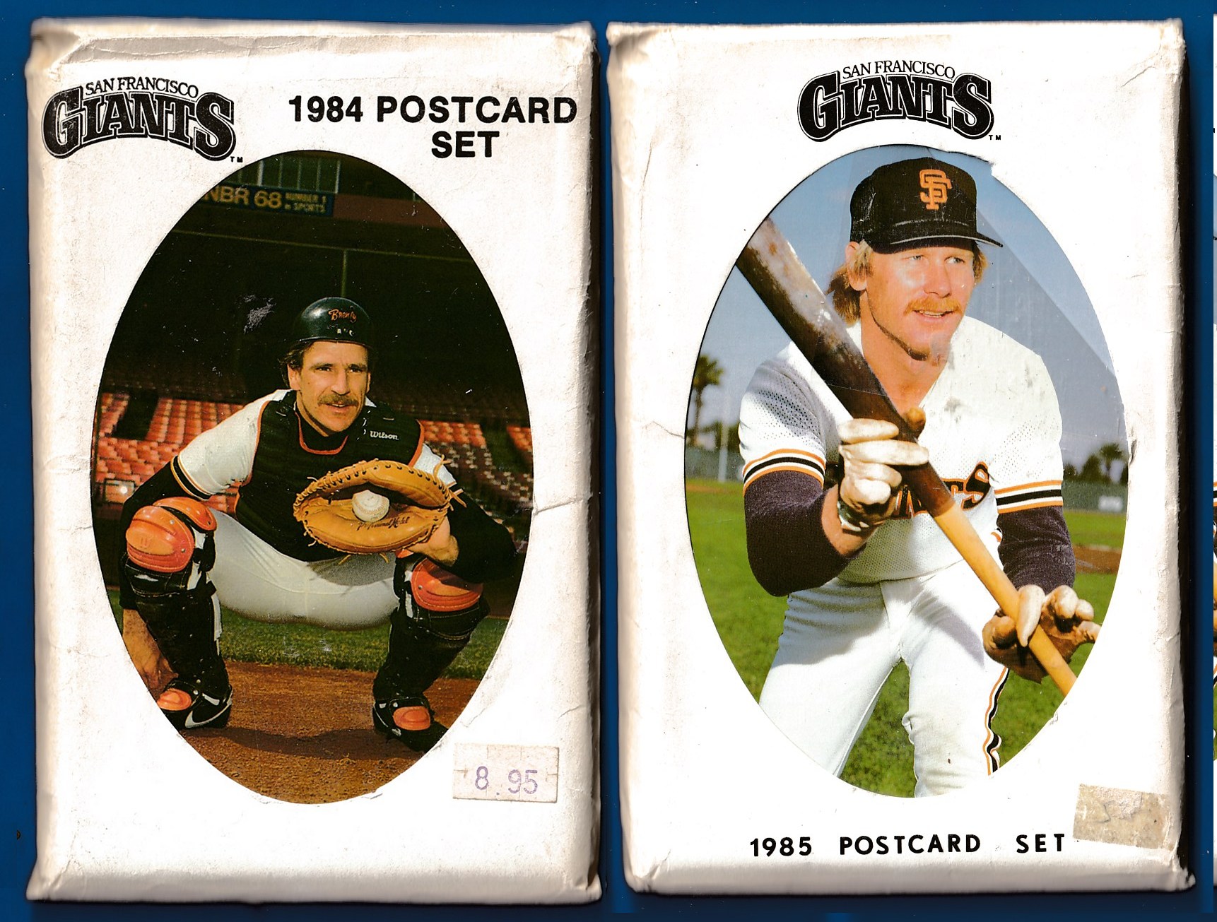  GIANTS - 1984 Team Issued POSTCARDS Complete Set (31) Baseball cards value