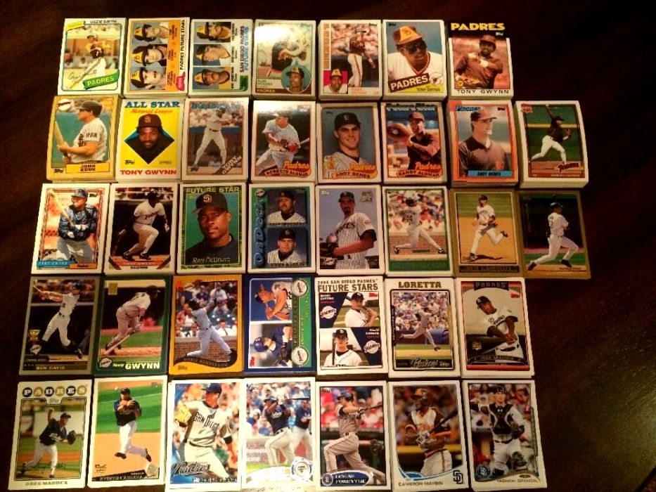  San Diego PADRES - TEAM SETS - Lot (50/FIFTY) assorted 1985-1992 Team Sets Baseball cards value