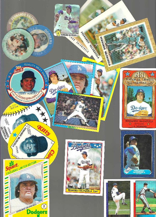 Fernando Valenzuela *** Minis - ODDBALL COLLECTION *** - Lot of (20) diff. Baseball cards value