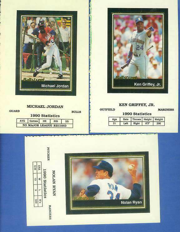 1996-97 Upper Deck Collector's Choice - Upper Deck Mini-Cards #M78-60-11 -  Michael Jordan, Anfernee Hardaway, Shawn Kemp
