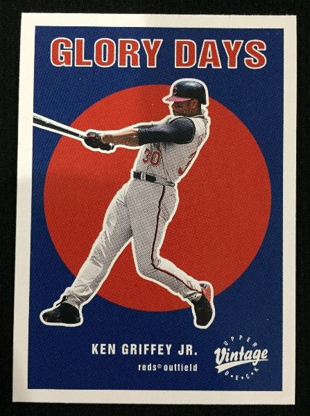 2001 Upper Deck Vintage - GLORY DAYS - Complete 15-card Insert Set Baseball cards value