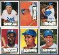 1995 Topps  Archives 1952 Brooklyn Dodgers - COMPLETE Set/Lot (36/36)