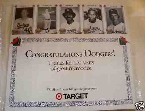 1990 TARGET DODGERS - #935 CARL DOYLE BROOKLYN DODGERS