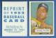 1991 Topps East Coast National PROMO - MICKEY MANTLE 1952 Topps