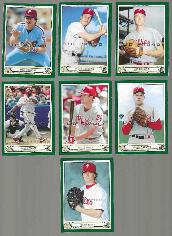 2005 Origins  UD PROMO - PHILLIES TEAM SET (7) Baseball cards value