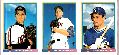 1991 Bowman - 3-Card Panel with Roger Clemens, Greg Swindell & J.Eisenreich