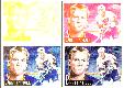  PROOF:Brett Hull - 1991 Cardboard Dreams - Progressive Colors - Set of (4)
