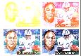  PROOF:Barry Sanders - 1991 Cardboard Dreams - Progressive Colors - Set (4)