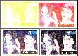 PROOF:Mickey Mantle - 1991 Cardboard Dreams - Progressive Colors Set (4)