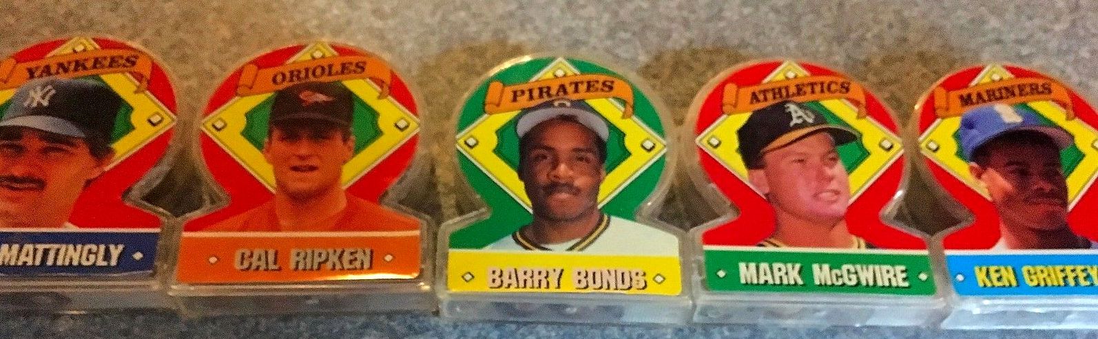 1991 Topps Stand-Ups SCARCE CLEAR # 4 Barry Bonds Baseball cards value