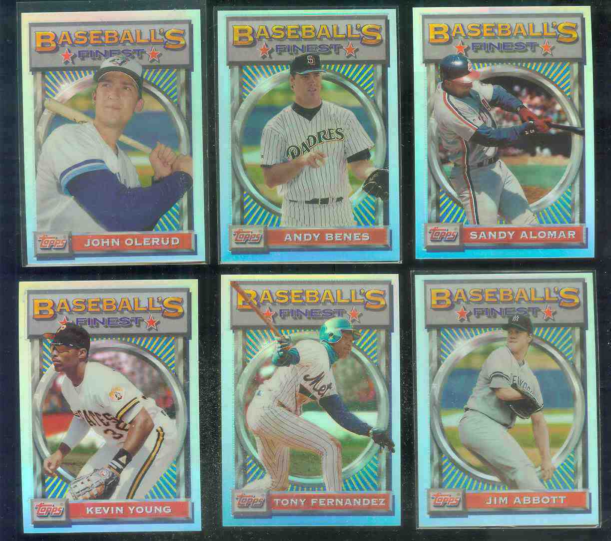 1993 Finest REFRACTOR # 13 John Olerud (Blue Jays) Baseball cards value