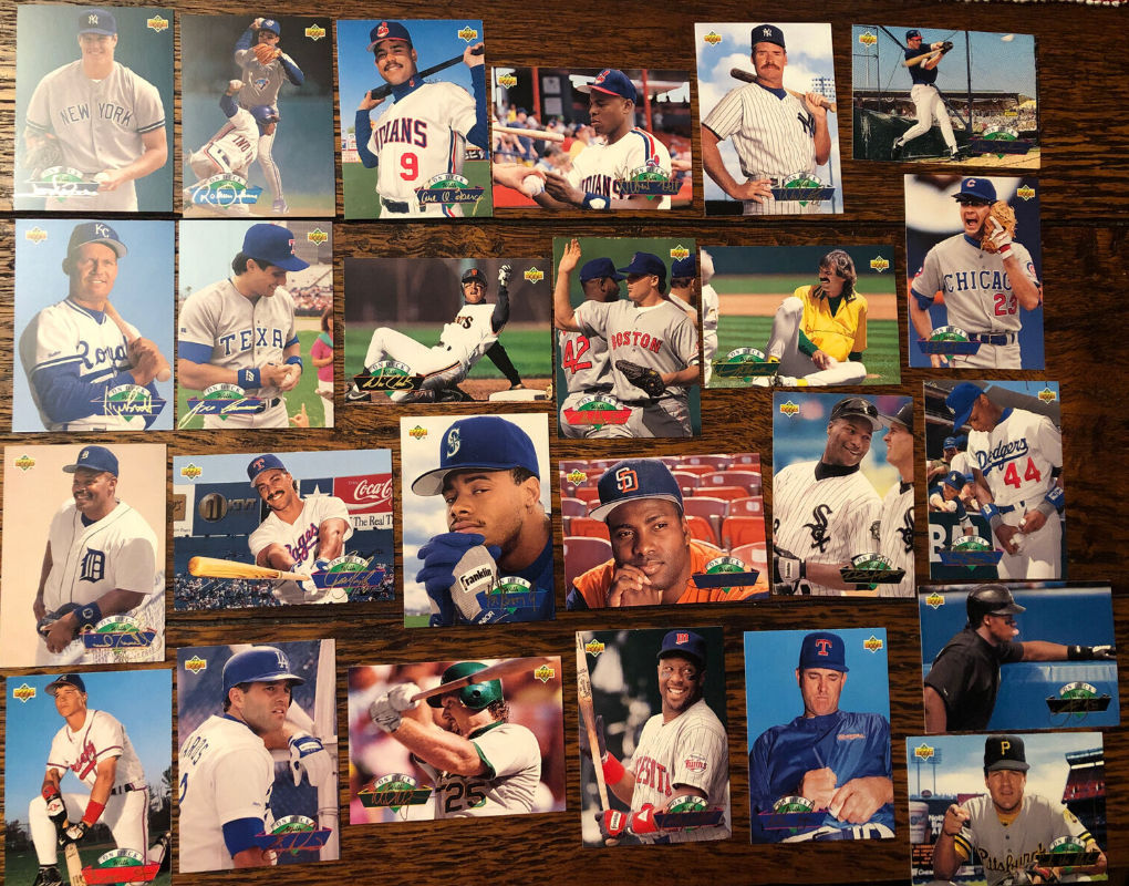 1993 Upper Deck - ON DECK - Complete Insert Set (25) Baseball cards value