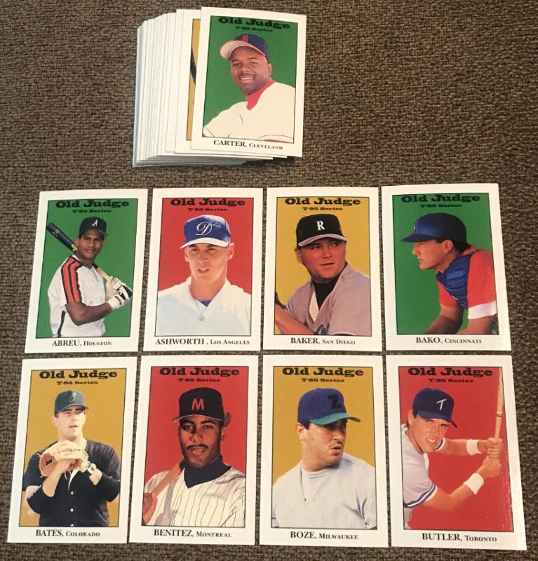  1995 Old Judge T-95 - Complete Minor League Set (35 cards) Baseball cards value