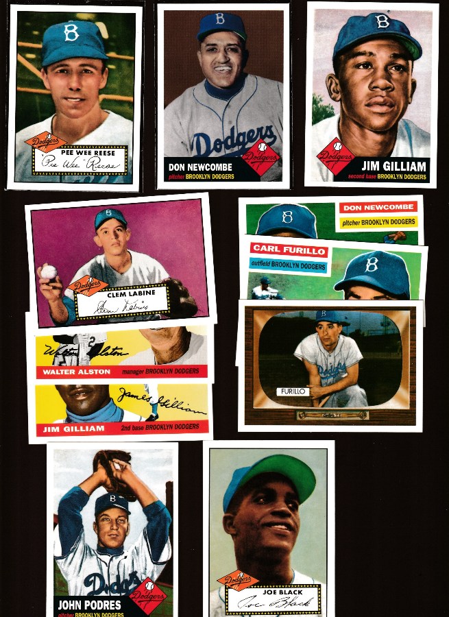 1995 Topps   Archives Brooklyn Dodgers - BULK Lot (150+) w/(80+) different Baseball cards value