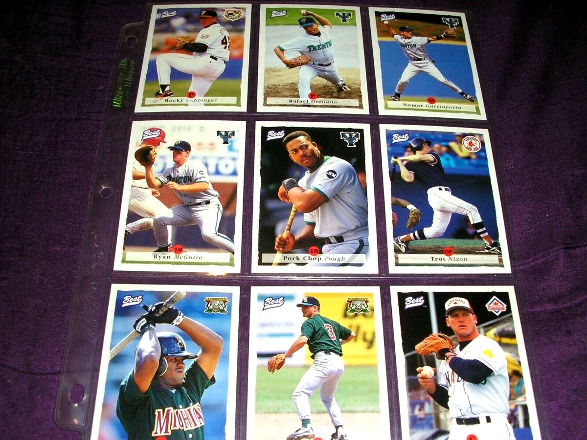  1995 Best - Complete Minor League Set with scarce series 2 (133 cards) Baseball cards value