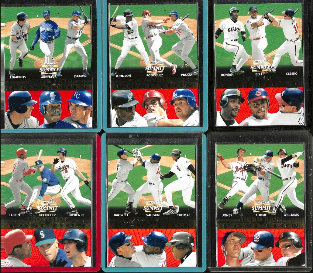 Mike Piazza - 1996 Summit POSITIONS #5 w/Ivan Rodriguez,Charles Johnson Baseball cards value