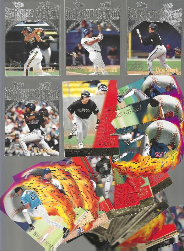 1996 Topps LASER  - Starter Set lot of (79) different with STARS !!! Baseball cards value