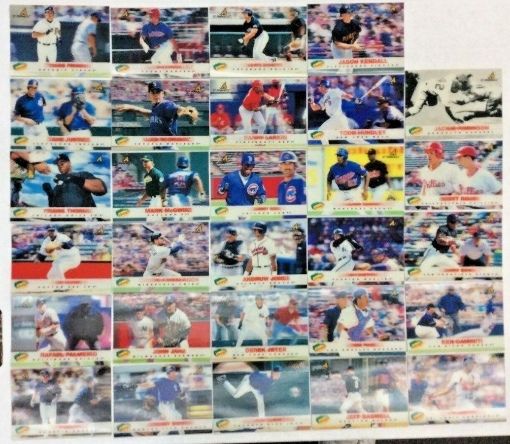 Denny's - 1997 HOLOGRAMS/Sportflix like - NEAR COMPLETE SET (27/29 cards) Baseball cards value