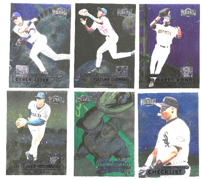 1998 METAL UNIVERSE - Starter Set/Lot of (168/220) different Baseball cards value