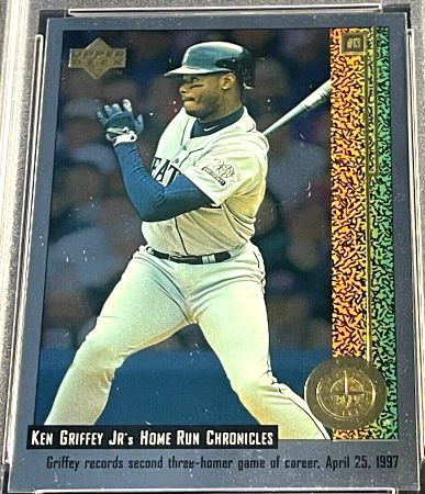 1998 Upper Deck - KEN GRIFFEY Jr's HR CHRONICLES -Complete Insert Set (56) Baseball cards value