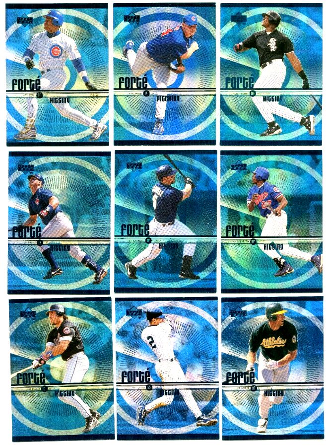 1999 Upper Deck - FORTE - Complete Insert Set (30) Baseball cards value