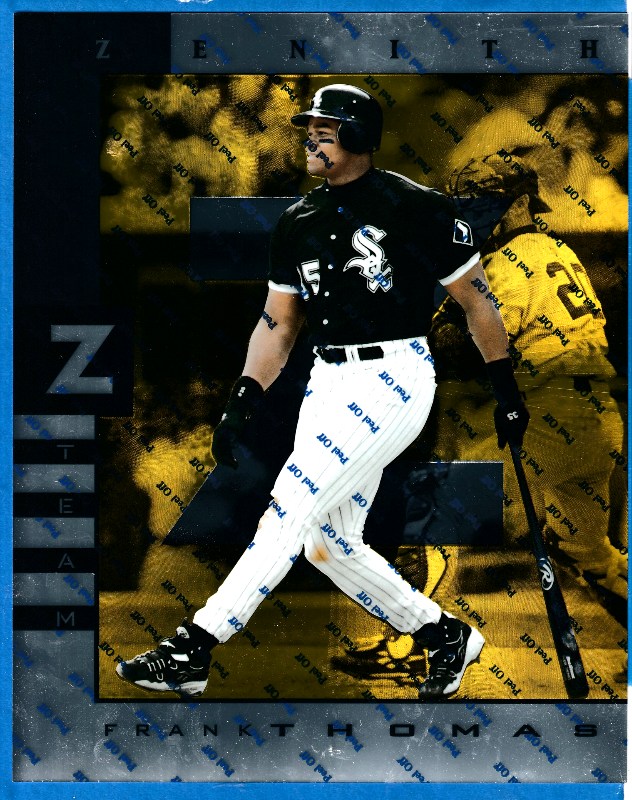 1997 Zenith Z-Team JUMBO #3 Frank Thomas (White Sox) Baseball cards value