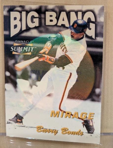 Barry Bonds - 1996 Summit Big Bang Mirage #5 [#d/600] Baseball cards value