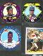Barry Bonds - STICKERS & MINI DISCS/CARDS - Lot of (13) different