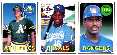 1990 BCM - Bo Jackson 1969 Topps 3-Card panel - Lot of (25) panels